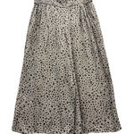 Sunday Best Women's Leopard Animal Print High Waist Wide Leg Cropped M Gray Size M Photo 0