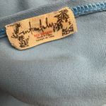 Free People  Light Blue V Neck Thong Bodysuit Snap Closure Women's Size medium Photo 4