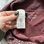 Athleta  Tankini Top W/ High Waisted Bottoms Womens Size Small Floral Maroon Swim Photo 5