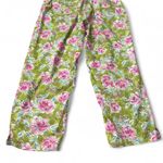 Jones New York Vintage Sport Bold Floral Capri Stretch Pants Photo 3