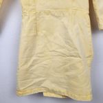 Retrofête Retrofete Willa Dress in Lemonade Yellow XS Mini 3/4 Sleeves Button NWT Denim Photo 7