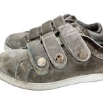 Jimmy Choo Ny Velvet Sneakers In Moonstone Grey Size 6.5 Photo 2