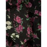 Melissa Neptone Aubrey Floral Peasant Blouse Pink Rose Size Small Pink Photo 9