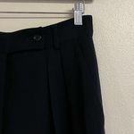 Valentino Garavani Vintage Miss V Valentino Black Pleated Wide Leg Trousers 6 Photo 4