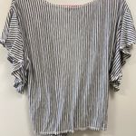 Max edition  striped women's blouse size Large w tie front Photo 1