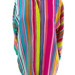 Vilagallo Louise Caicos striped button down top Pink Size undefined Photo 1