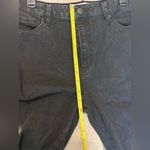 Rachel Roy Black Stretch Denim Studded High Waist Crop Flare Jeans Women's Sz 32 Photo 3