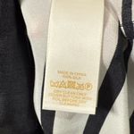 Kate Spade  Black & White Silk Striped Button Down Blouse Top Photo 3