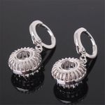 ✨HP✨Silver Tone Round Drop Dangle Earrings✨ Silver Photo 1