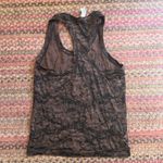 Athleta BROWN & BLACK ATHLETIC RACERBACK TANK Photo 1
