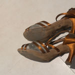 Capezio Elegant Brown Strappy Women's Shoes ballroom, dance shoes Photo 3
