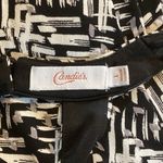 Candie's HANKER-CHIEF CRISS-CROSS V NECK FIT & FLARE BLACK/WHITE DRESS SZ LG JR Photo 9
