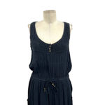 Anthropologie  Hei Hei Taj Jumpsuit Sleeveless Open Back Crochet Black Size Small Photo 3