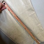 Pretty Little Thing Shape Cream Faux Leather Wide Leg Pants Size 14 Photo 5