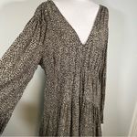 A New Day Leopard Print Long Sleeve Dress Medium Photo 1
