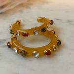 Kurt Geiger NWOT Kurt  Orange Hoop Earrings Photo 4