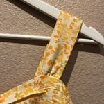 Monteau New Women’s Linen blend Floral Yellow Women's Top Size Large NWT Photo 4