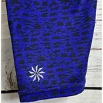 Athleta  Asym Camo Sonar Compression Leggings Electric Blue Workout Crop Pants XS Photo 1