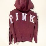PINK - Victoria's Secret Victorias Secret PINK Size XS BLING SLOUCHY FAUX FUR FULL ZIP HOODIE SWEATSHIRT Photo 3