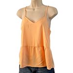 Olive & Oak Women's Peplum Cami Top – Melon Orange, Size XS, Photo 2