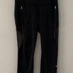 Lululemon Tight Mesh Inset Zipper Pockets Capri Photo 1