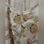 Free People New Rare Chiara Playsuit Mini Open Back Jacquard Metallic Romper XS Photo 5