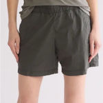 James Perse Los Angeles Shorts Women's Size Large 3 Stretch Cotton Poplin Green Photo 0