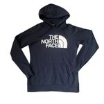 The North Face Women’s Half Dome Logo Pull Over Hoodie Navy Drawstring Sz.Medium Photo 0