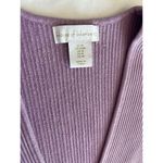 House of Harlow  1960 Size Medium Lavender Plunge V-neck Ribbed Bandage Dress Photo 5