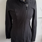 The North Face  Jacket Womens Medium‎ Black Full Zip Knit Thumbholes Photo 0