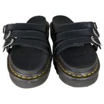 Dr. Martens Blaire Black 3 Buckle Slides Slide Sandals Platform Women's Size 9 Photo 6