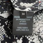 Isabel Marant Like New Silk Snakeskin Print Skirt Size XS Photo 6
