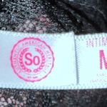 SO  intimates black lace bralette. Photo 4