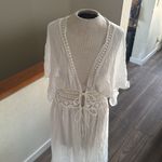 Mahina  White Sheer Dress duster Photo 1