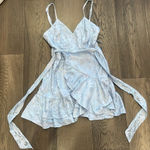 Selfie Leslie  Blue Lace Dress Photo 0