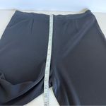 Misook Exclusively  PL Black Knit Full Length Elastic Pull On Pants Straight Leg Photo 8