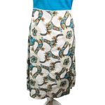 Chaudry Dress Medium Lightweight Summer Midi Sleeveless Dress Teal Floral New Photo 12