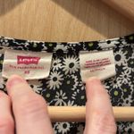 Levi's Midi Dress XS Black and White Floral A-Line Photo 6