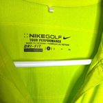Nike  Golf Dri-Fit Collared Sleeveless Neon Yellow Tank Top Photo 3