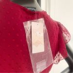 Flirty red faux wrap dress Photo 4