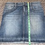 White House | Black Market  size 2 womens mini denim skirt button zip closure NWT Photo 3