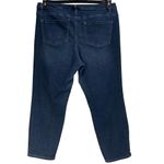 Lane Bryant SZ 18 Ankle Jeans Stretch Pockets Zip-Fly Hi-Rise Whiskered Blue Photo 4