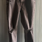 D. Jeans  Women's Skinny Jeans - Distressed Black Photo 0