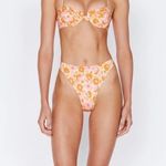 NWT Triangl Rhian Neon Pop Floral Bikini Set in Orange and Pink Size XS Photo 1