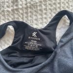 Kyodan Navy Speckled High Neck Cropped Tank Photo 3