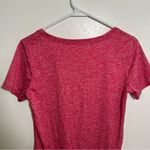 Nike  Scoop Neck Running Tee Pink Heathered S Photo 5
