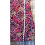 Jude Connally Jude Cloth Dress Sz LG Pink & Brown Floral Career Church Dressy Photo 9