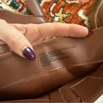 A New Day Brown Eve Faux Leather Knee High Wide Calf Heeled Boots 7.5 Photo 4