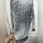 Young Fabulous and Broke  Women's Burnout Pockets V-Neck Sweatshirt Tunic Dress XS Photo 1