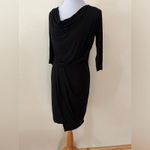 Sanctuary  Black Dasha Draped Jersey Dress NEW SMALL Photo 6